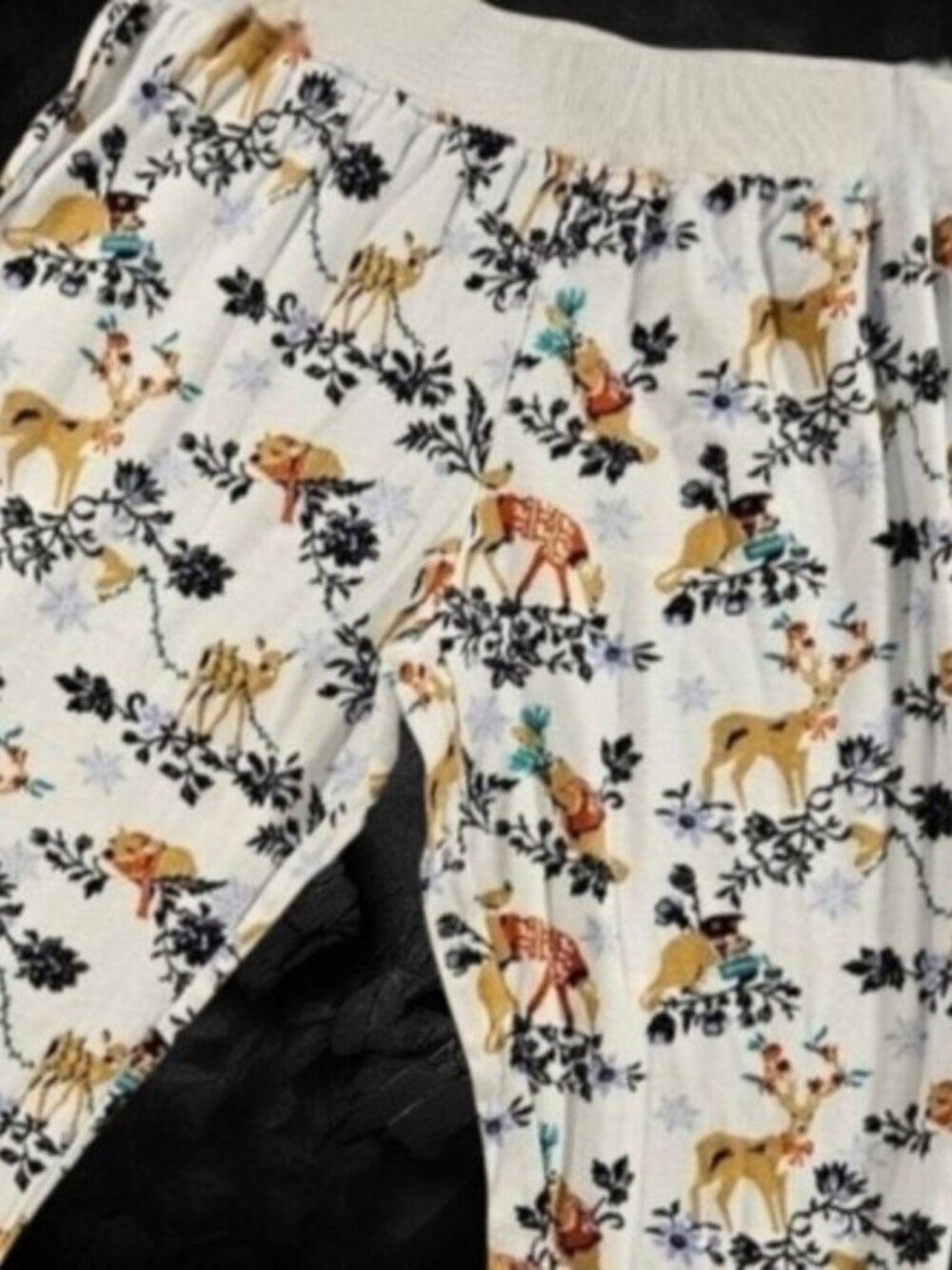 Vera Bradley SZ S Colorful 100% Cotton Christmas Reindeer Pajama Joggers